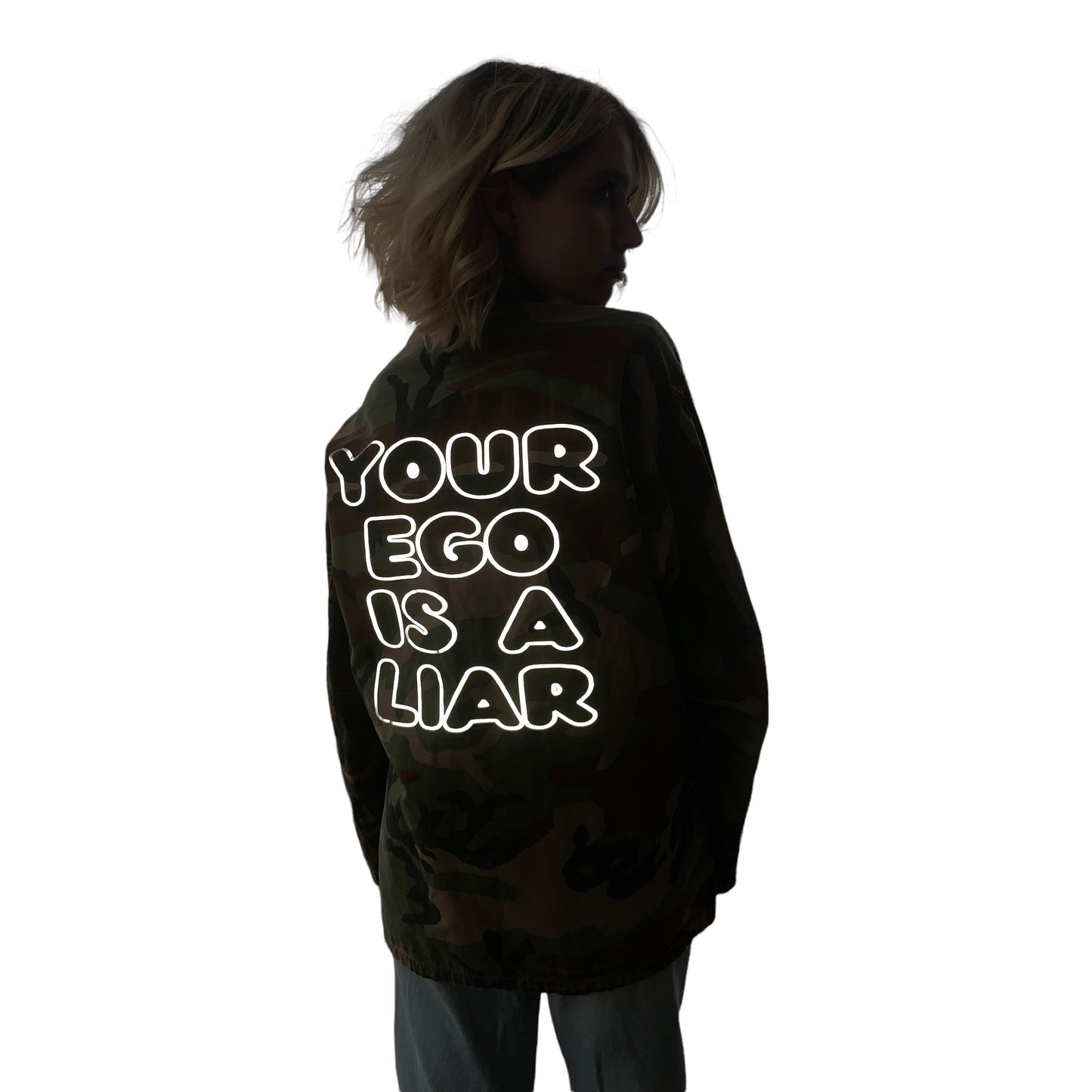 YOUR EGO IS A LIAR MILITARY SHIRT