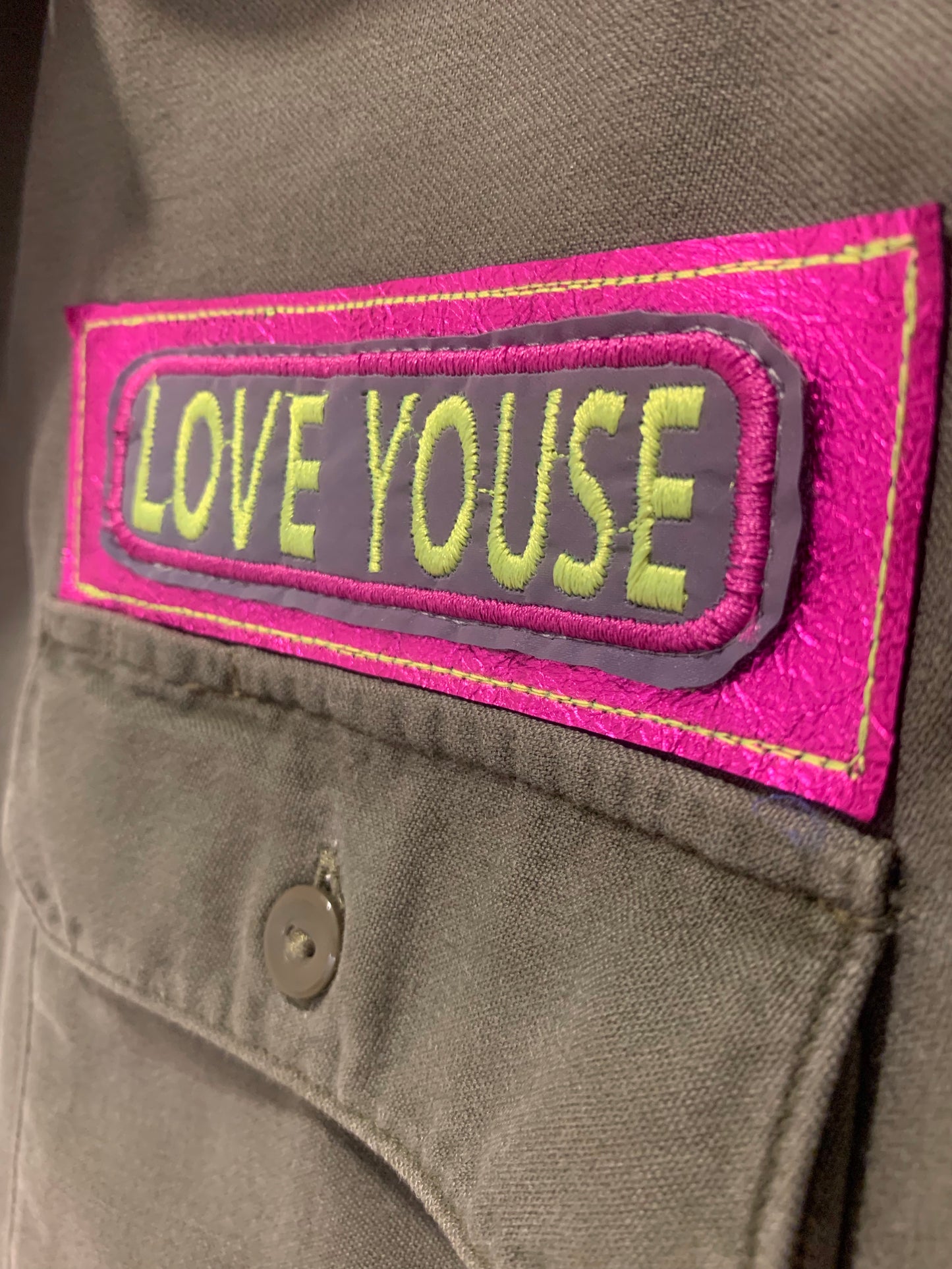PEACE & LOVE YOUSE JACKET